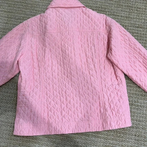 Vintage Baby Pink Quilted Coat - Picture 5 of 7